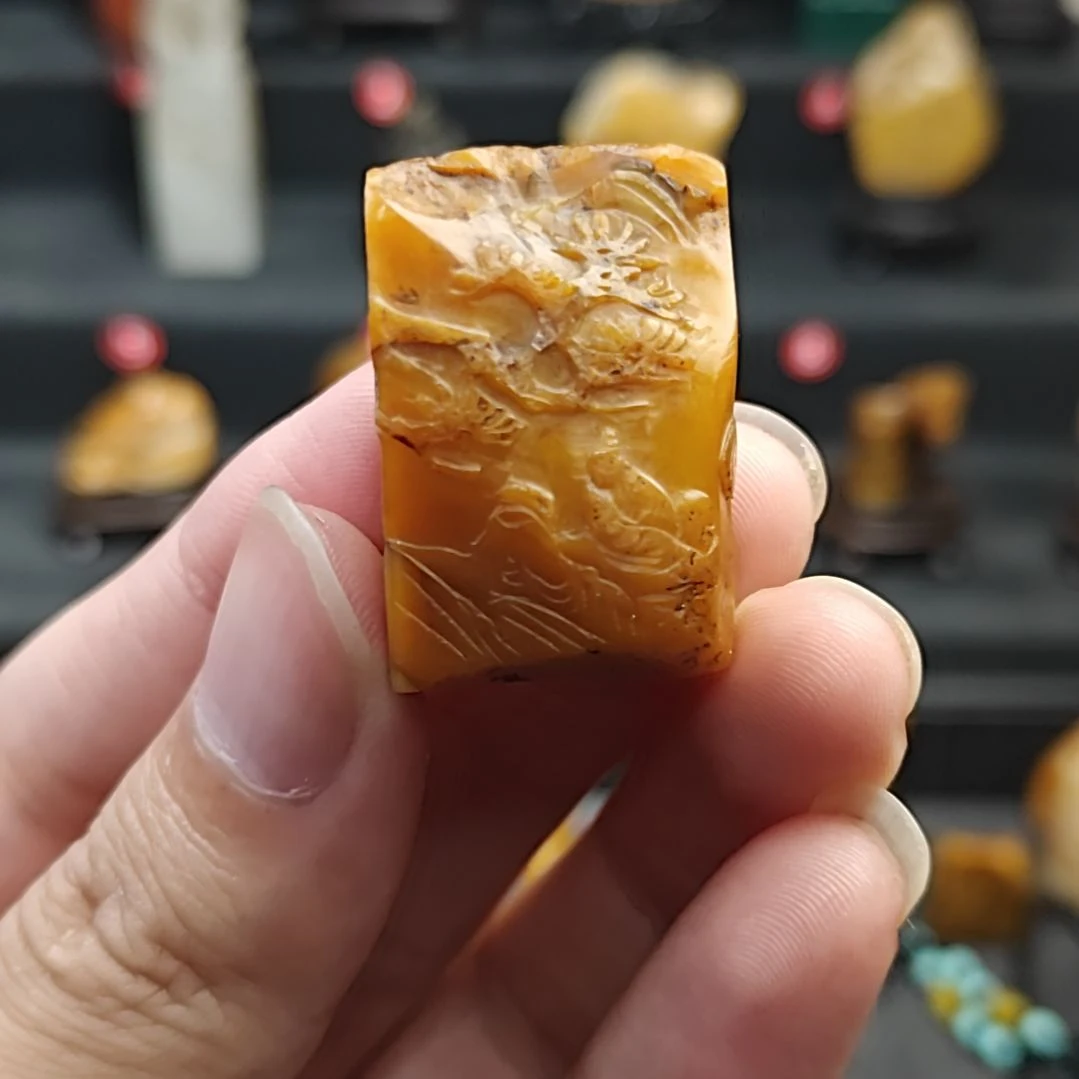 用***4寿山石鑫石斋寿山石