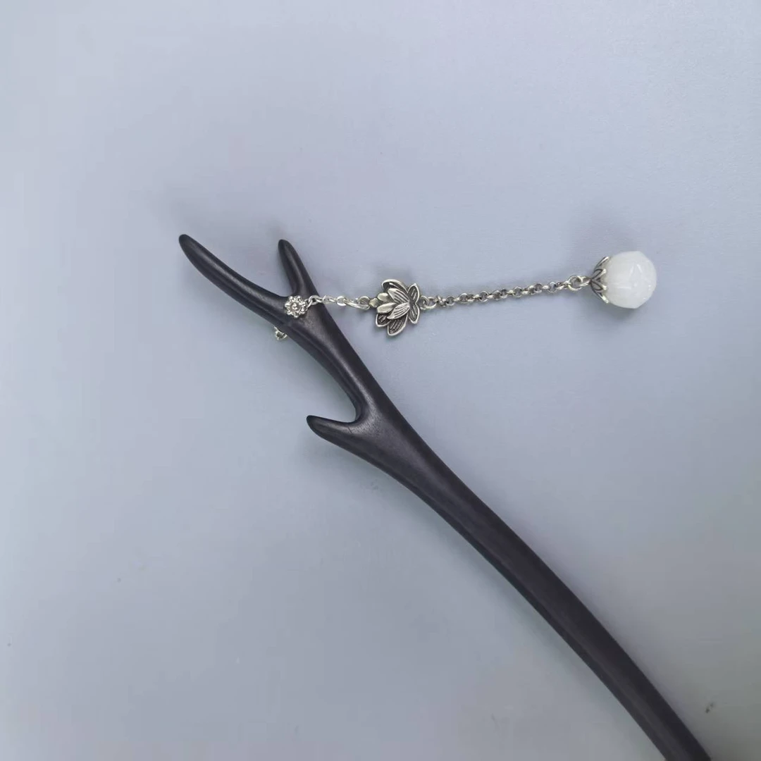 05手工百搭简约发簪簪子发饰头饰子中国风原创发簪古风复工小莲花