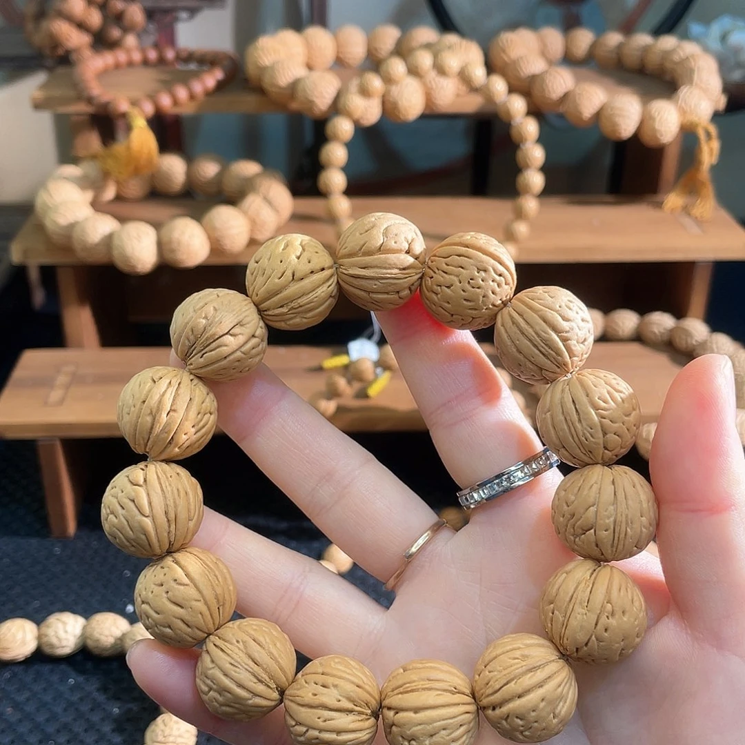 雨**18加野生灯笼单圈手串