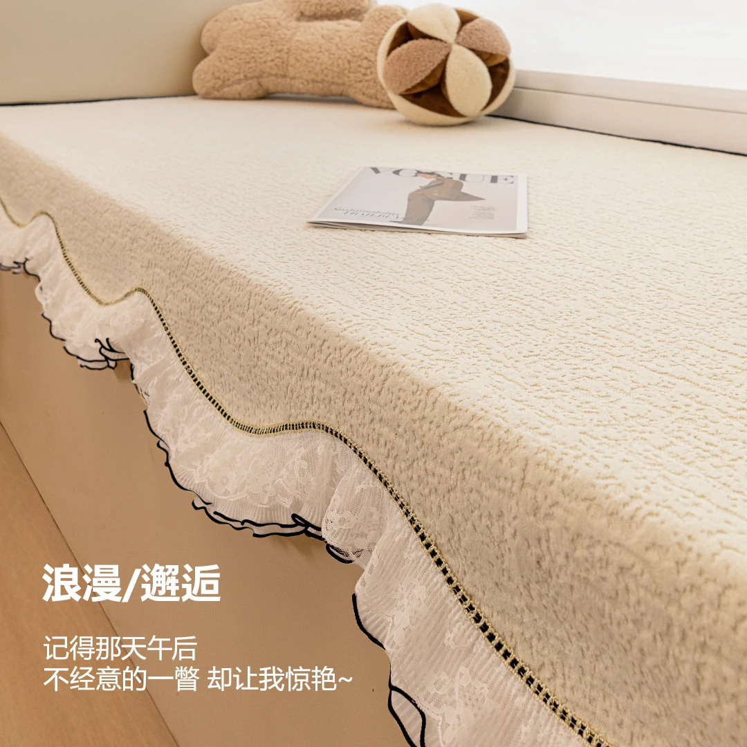 （香颂）不规则飘窗垫2025新款轻奢高级感防滑沙发垫客厅皮沙发坐垫