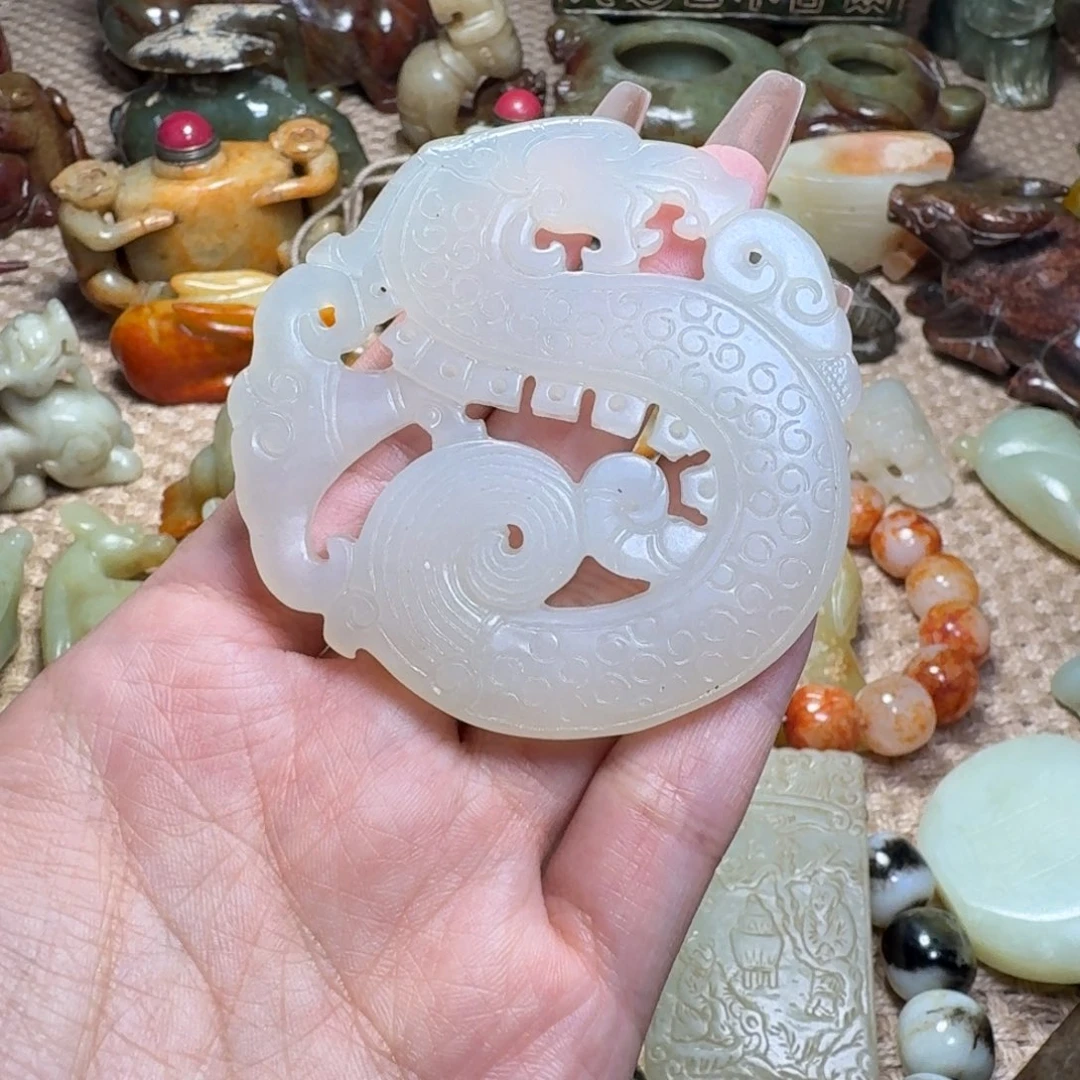 白玉菩提吊坠挂件