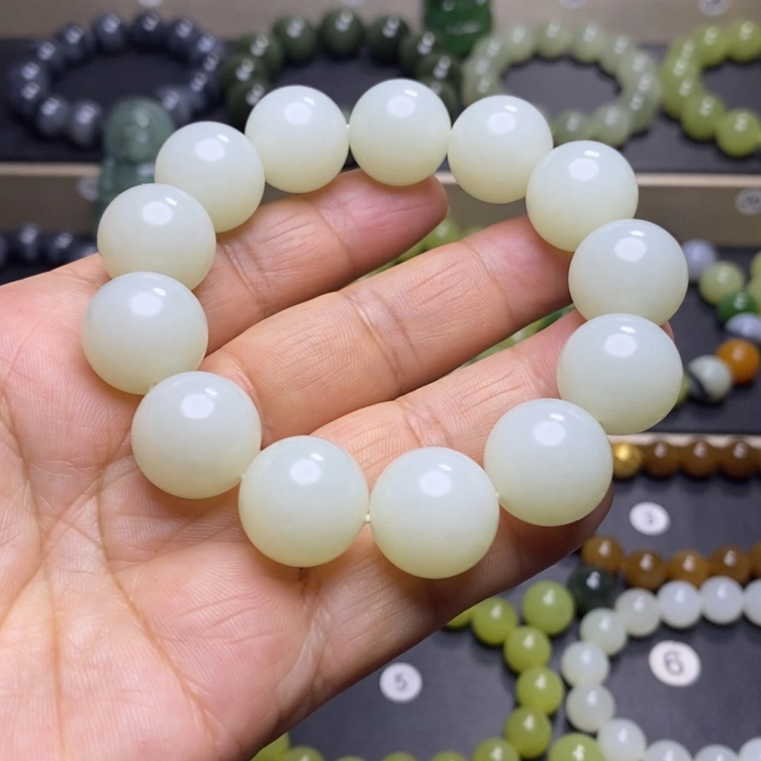 和田玉未镶嵌手链