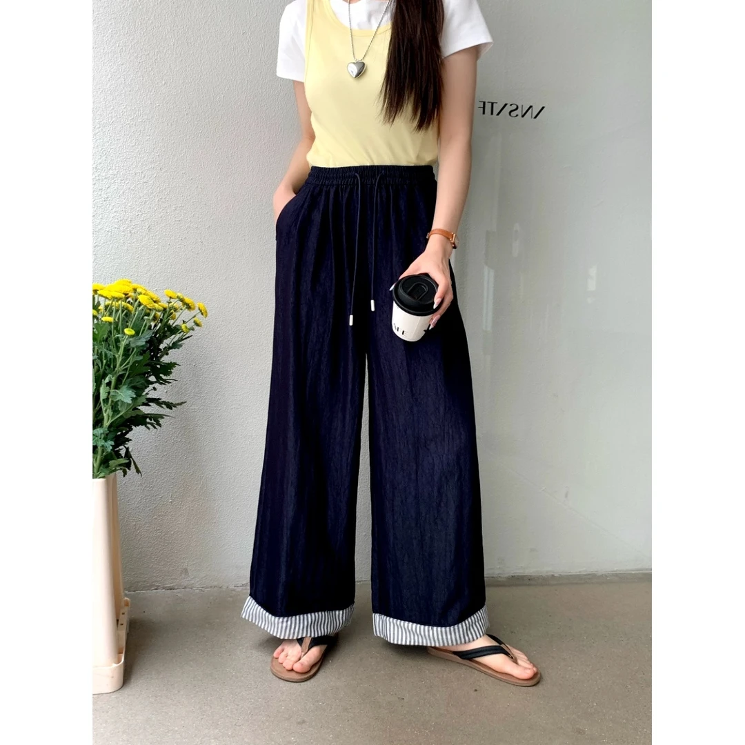 “小个子必入”翻边牛仔裤（FJ）【排单7天左右】#YYC008