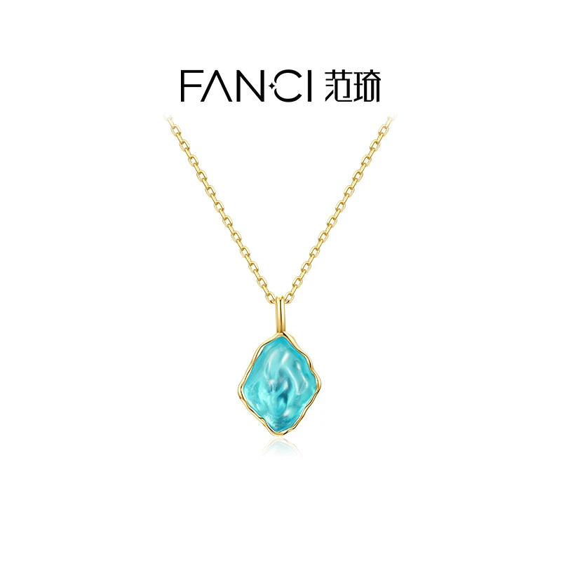 FANCI/范琦 坠链均925银 海洋之梦项链女款轻奢小众复古风锁骨链