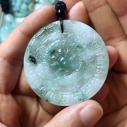 翡翠未镶嵌颈饰天然缅甸翡翠a货