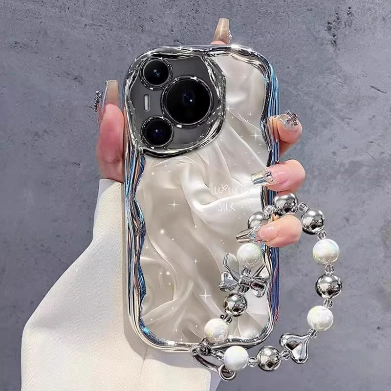 梦幻丝绸适用华为pura80pro手机壳新款pura70ultra全包p60保护套