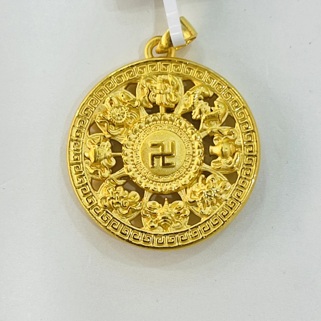 【思思专享】足金999 八宝罗盘吊坠 6.96 GP