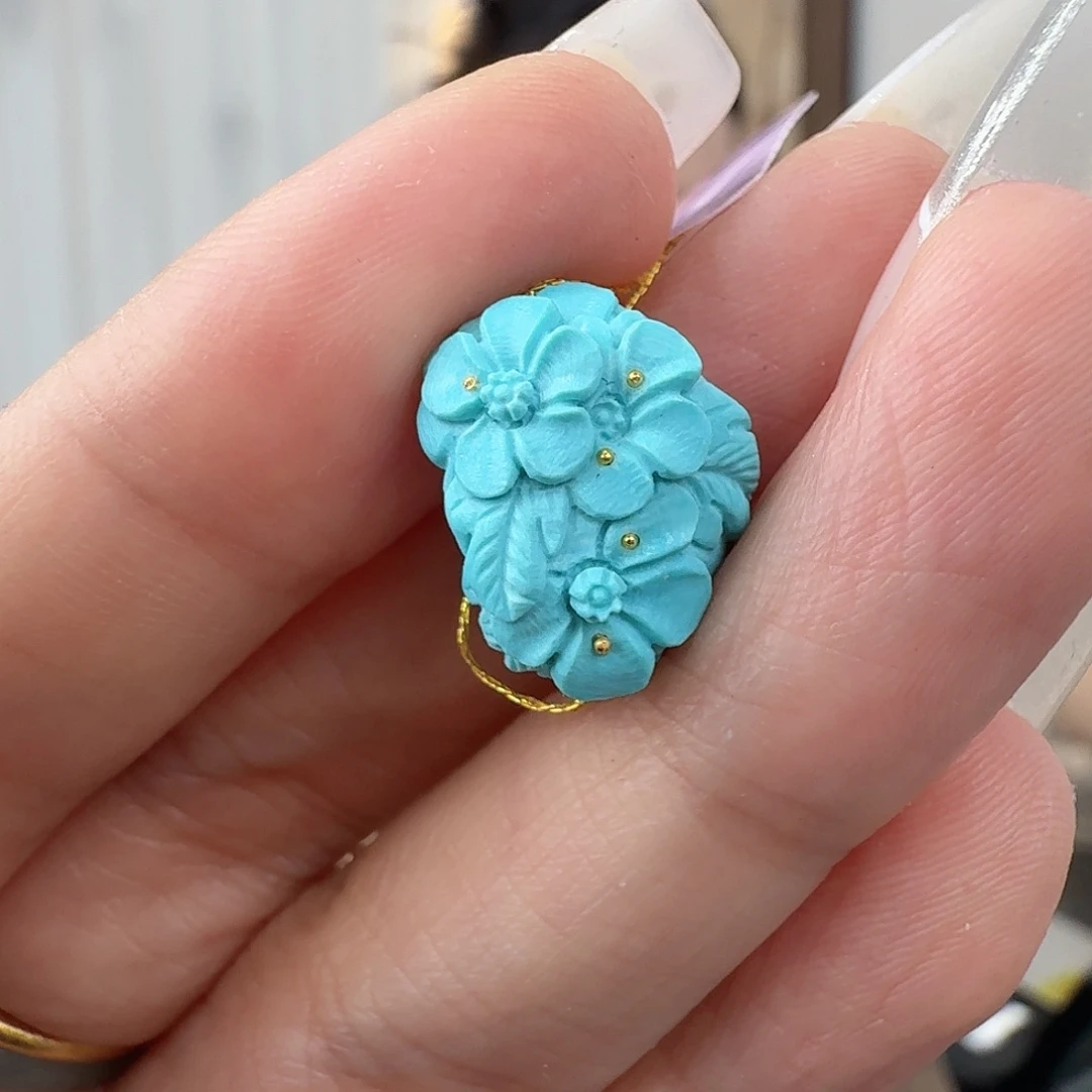 绿松石未镶嵌珠宝奇石