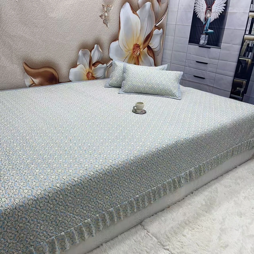 爆款多功能加大双面亲肤加厚花边夹棉家用高端大炕榻榻米床单床盖