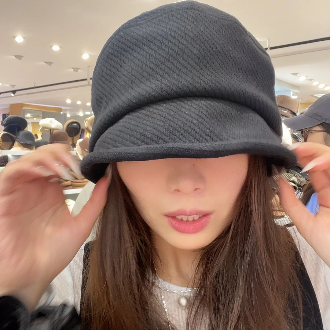 头层牛皮革黑色堆堆渔夫