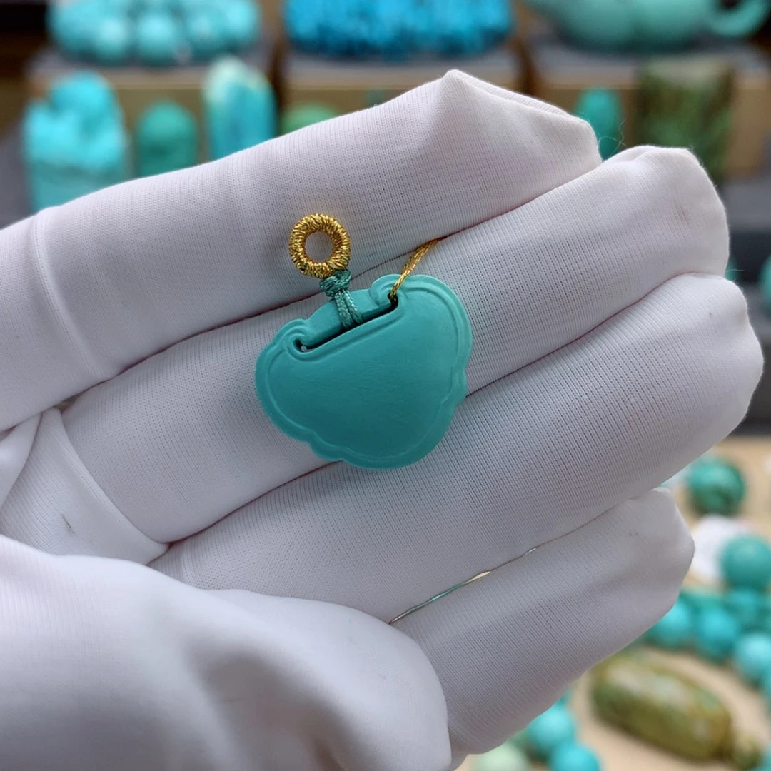 未镶嵌绿松石挂件