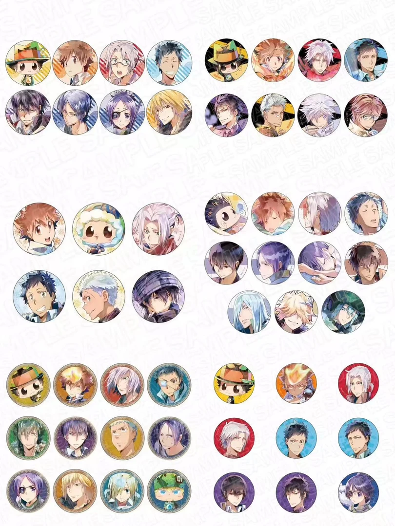 家庭教师 旁观者 冬服水彩系列吧唧 盲盒