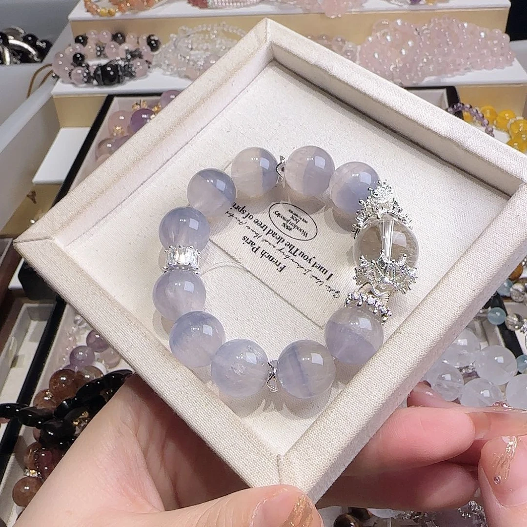 水晶手链未镶嵌吧