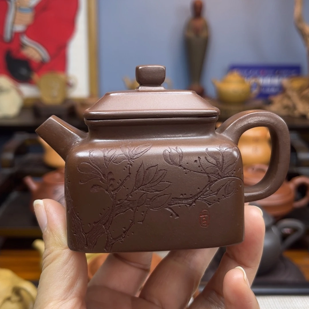 紫砂茶具半手工制作