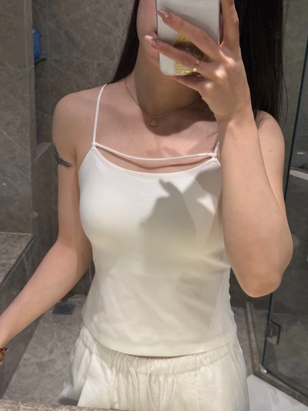 【吴梦菲】一字背心两穿·时尚百搭背心