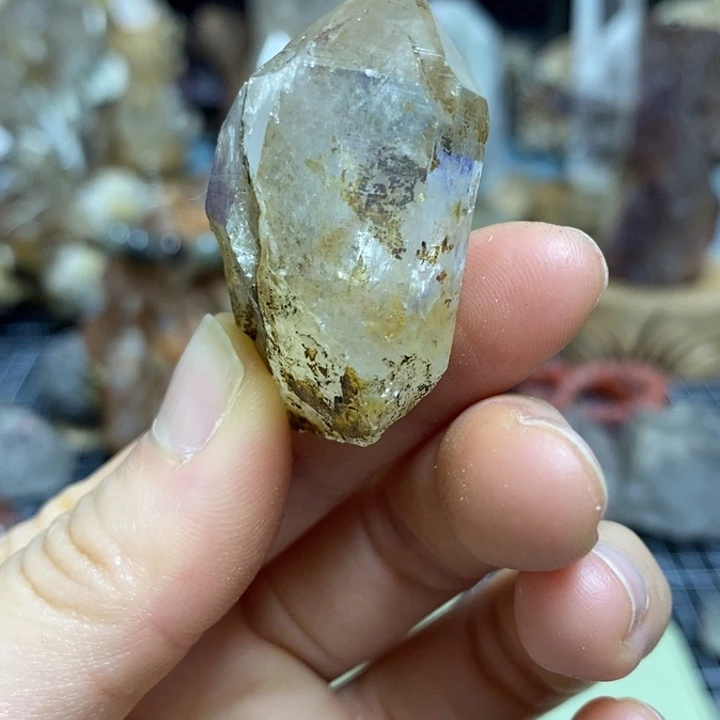 水晶水晶柱未镶嵌