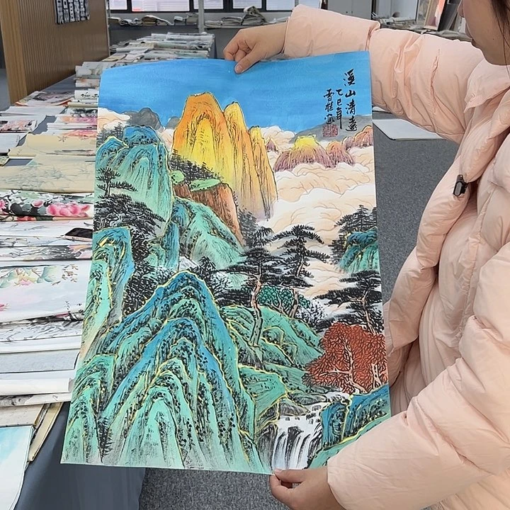 国画国画作品纯手绘