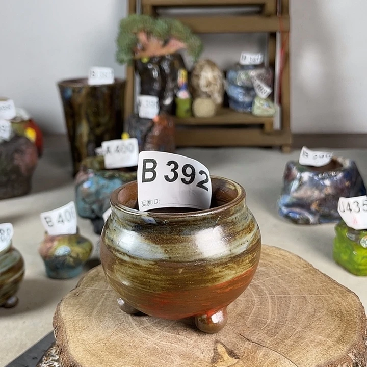 陶瓷花盆  孤品内口5.5