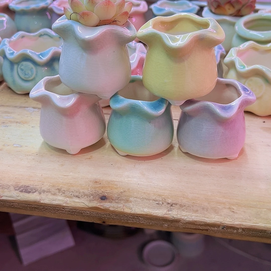 陶瓷花盆当场凑满12包邮