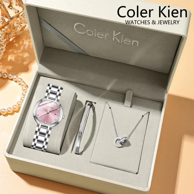 ColerKien【官方直营】全新粉星月系列时尚气质手表女士专柜新款表