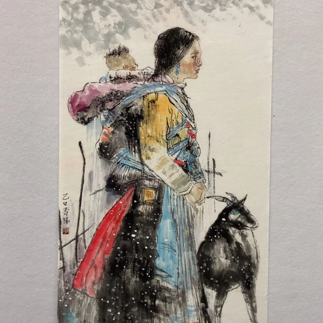 健***人国画墨鱼精品墨鱼精品