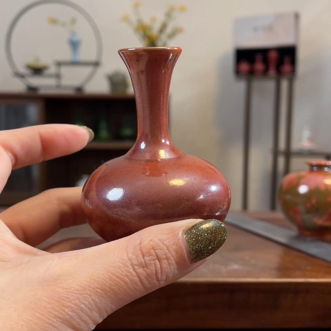 瓷片陶瓷艺术小花瓶