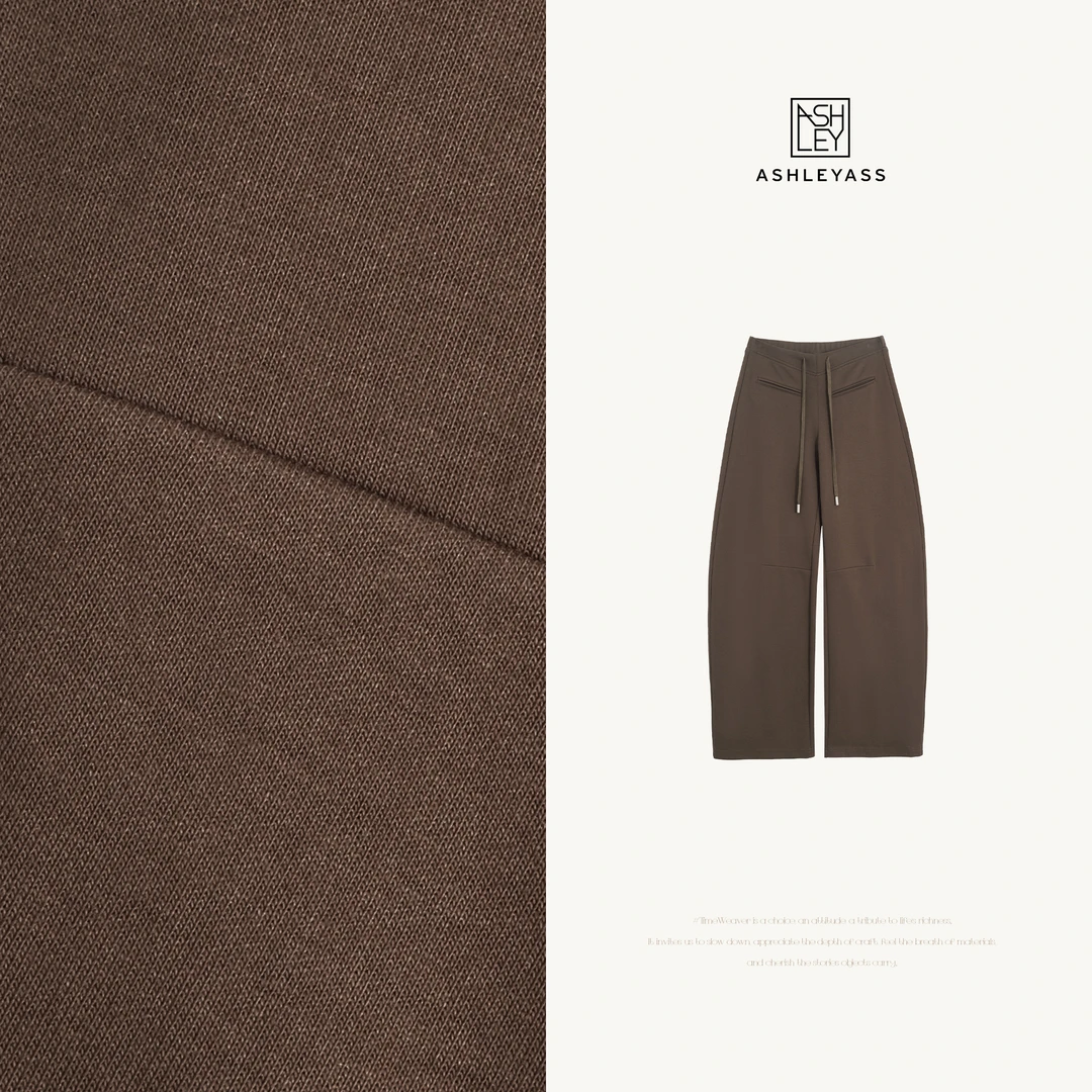 【ASHLEYASS】“曼切斯特”弯刀裤双唇袋设计质感休闲裤LSK241045C