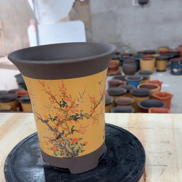 紫砂紫砂花盆z cv n n