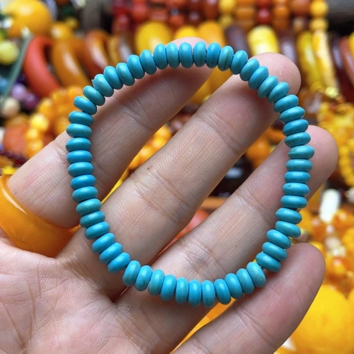 树脂制品50号蓝色手串