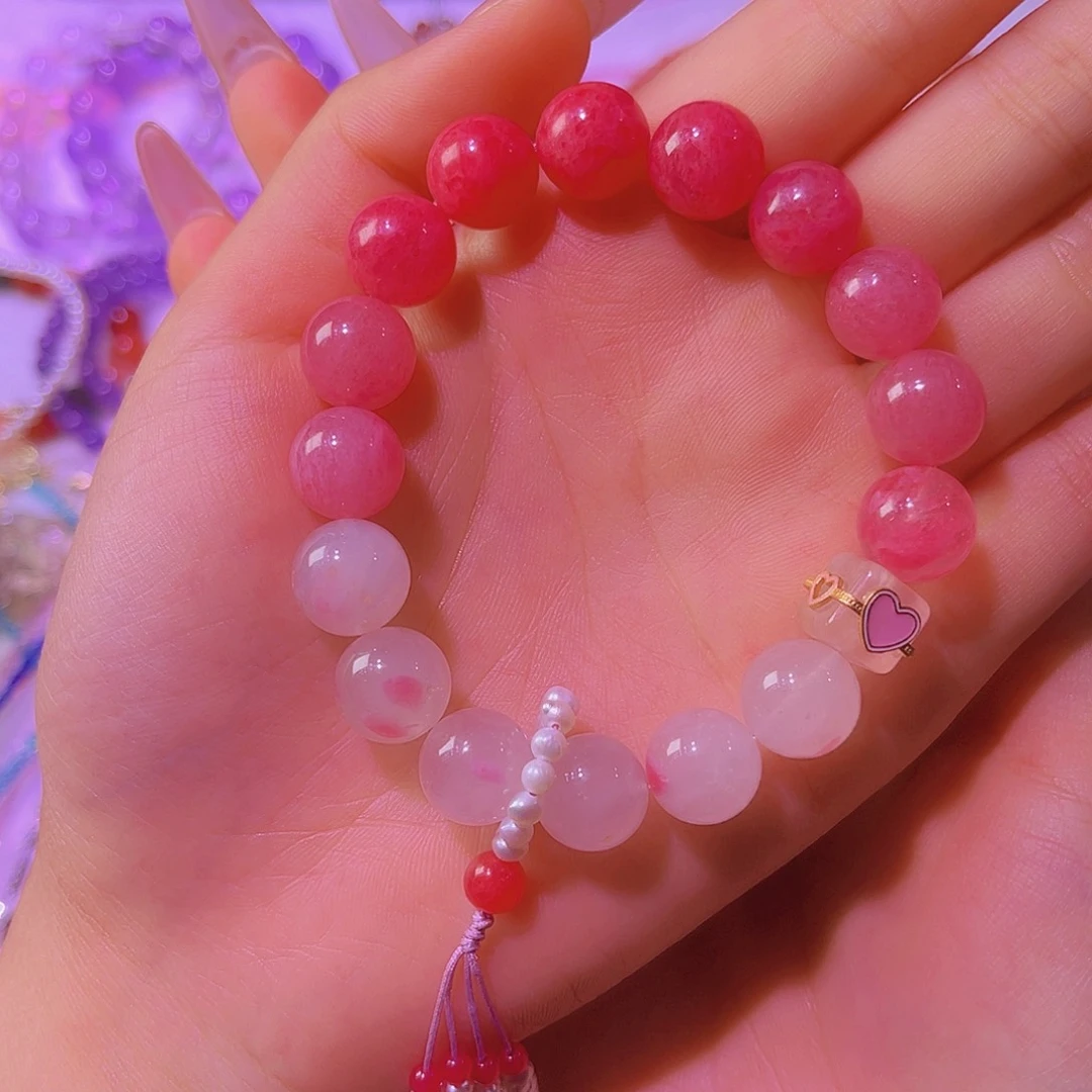 蔷薇辉石未镶嵌手绳