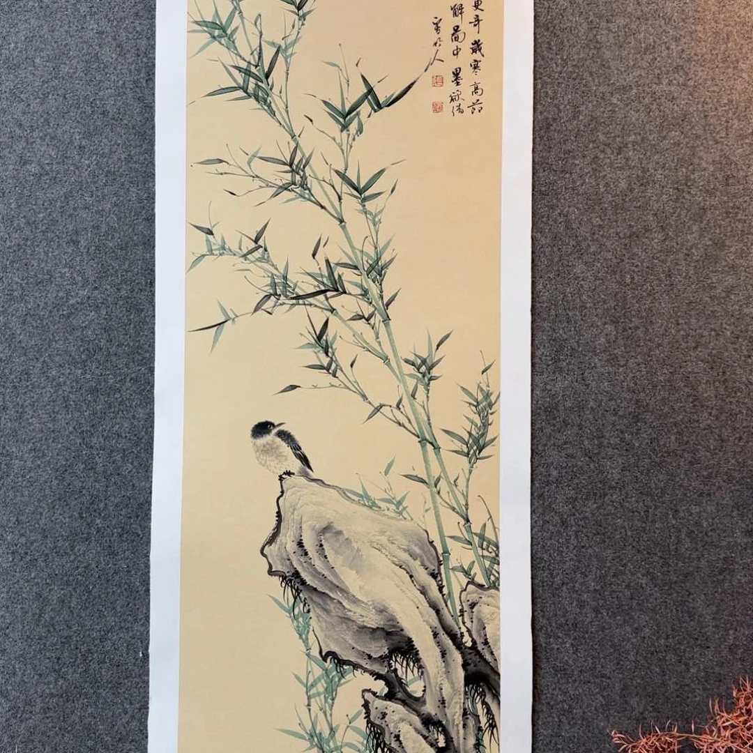 国画写竹人张小伟老师手绘作品