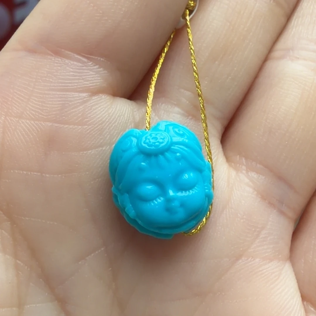 绿松石未镶嵌颈饰