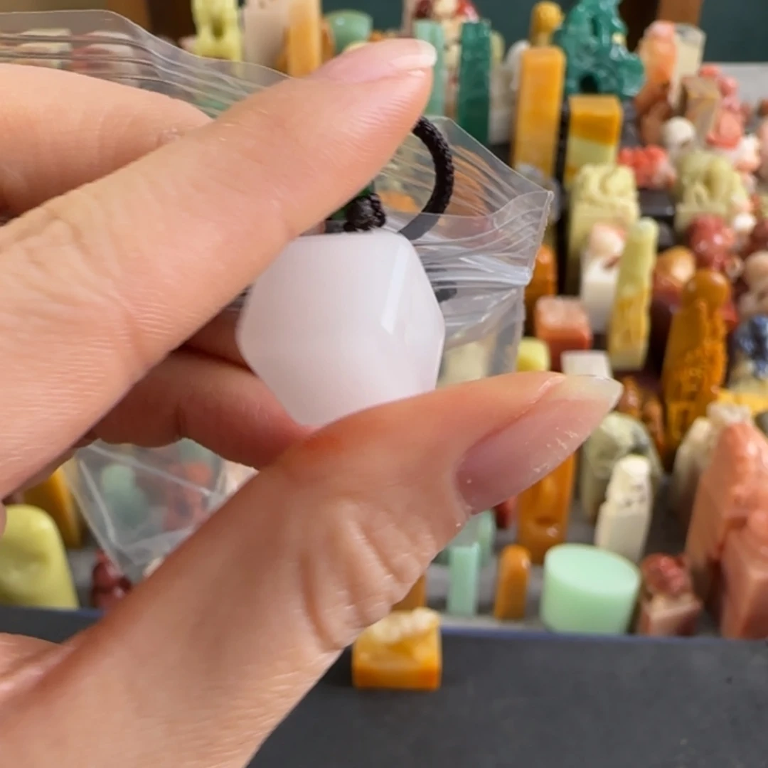 印石青田石福利吊坠