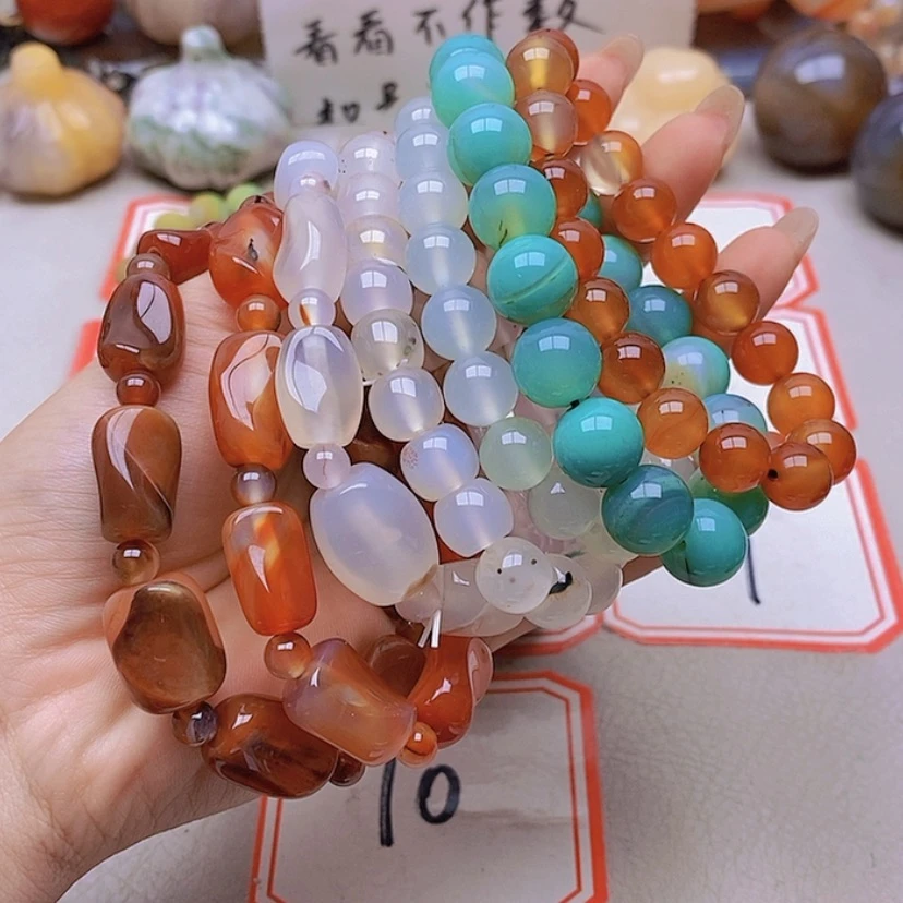 【闪购商品】未镶嵌玛瑙/玉髓珠宝半成品曹*