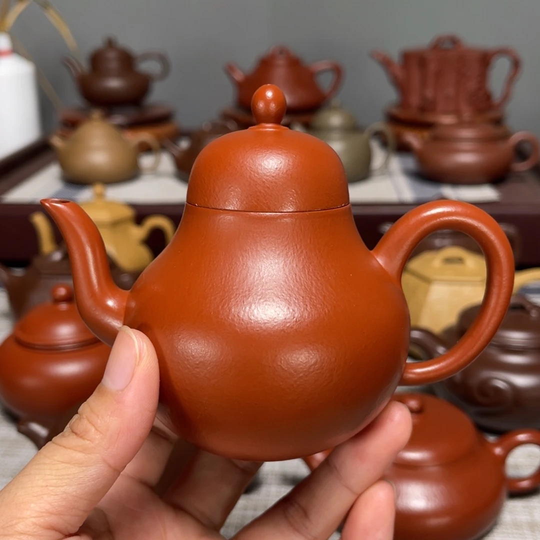 茶壶紫砂全手工制作170cc
