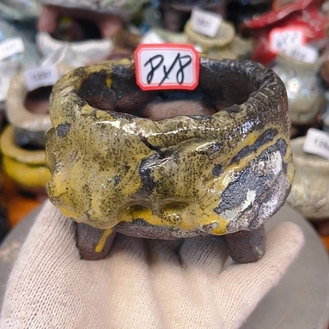 粗陶花盆手工花盆制作
