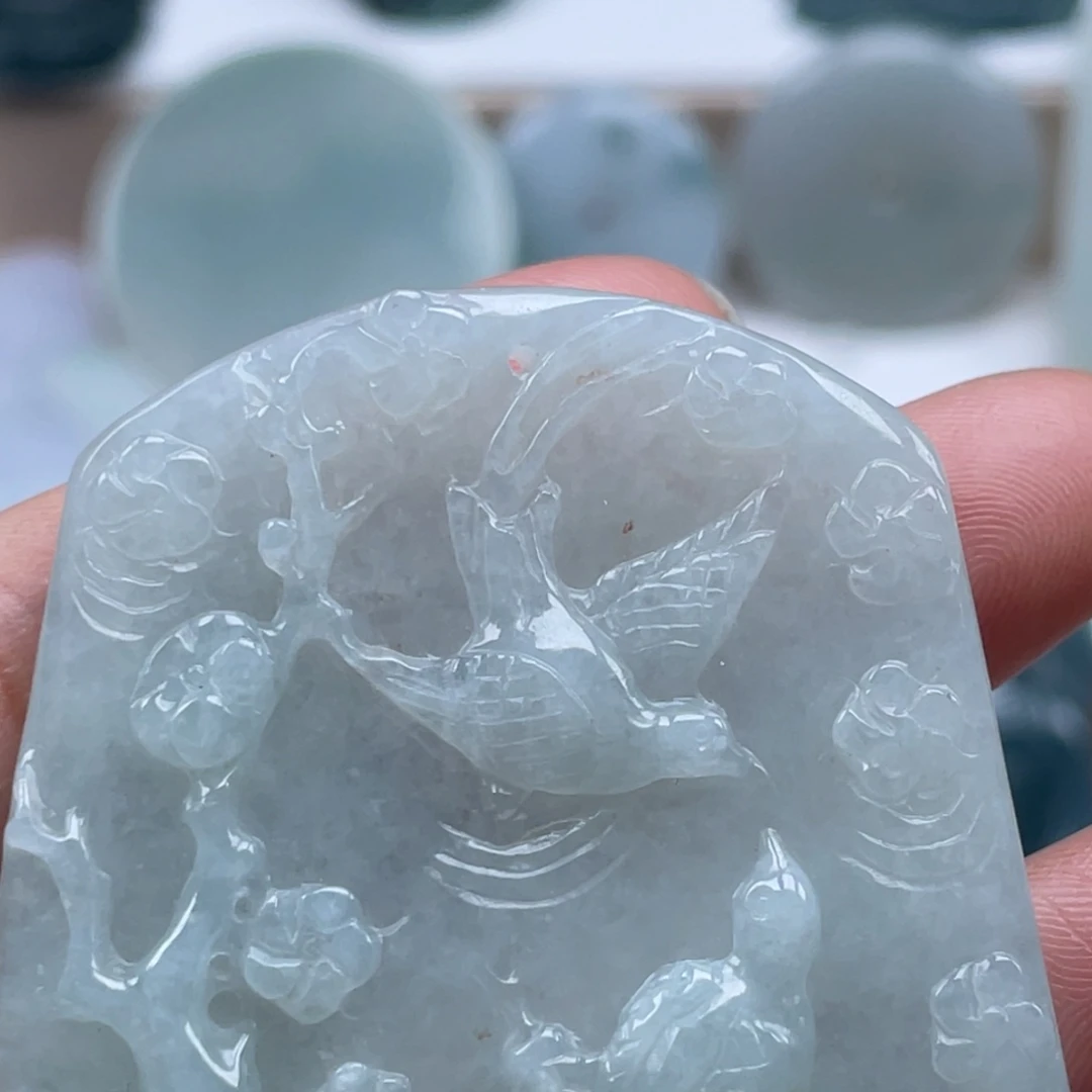 翡翠未镶嵌颈饰天然翡翠