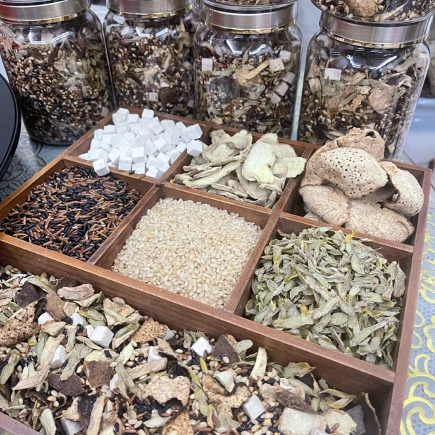 荷叶陈皮炒米茶【阿娟鱼胶福利】