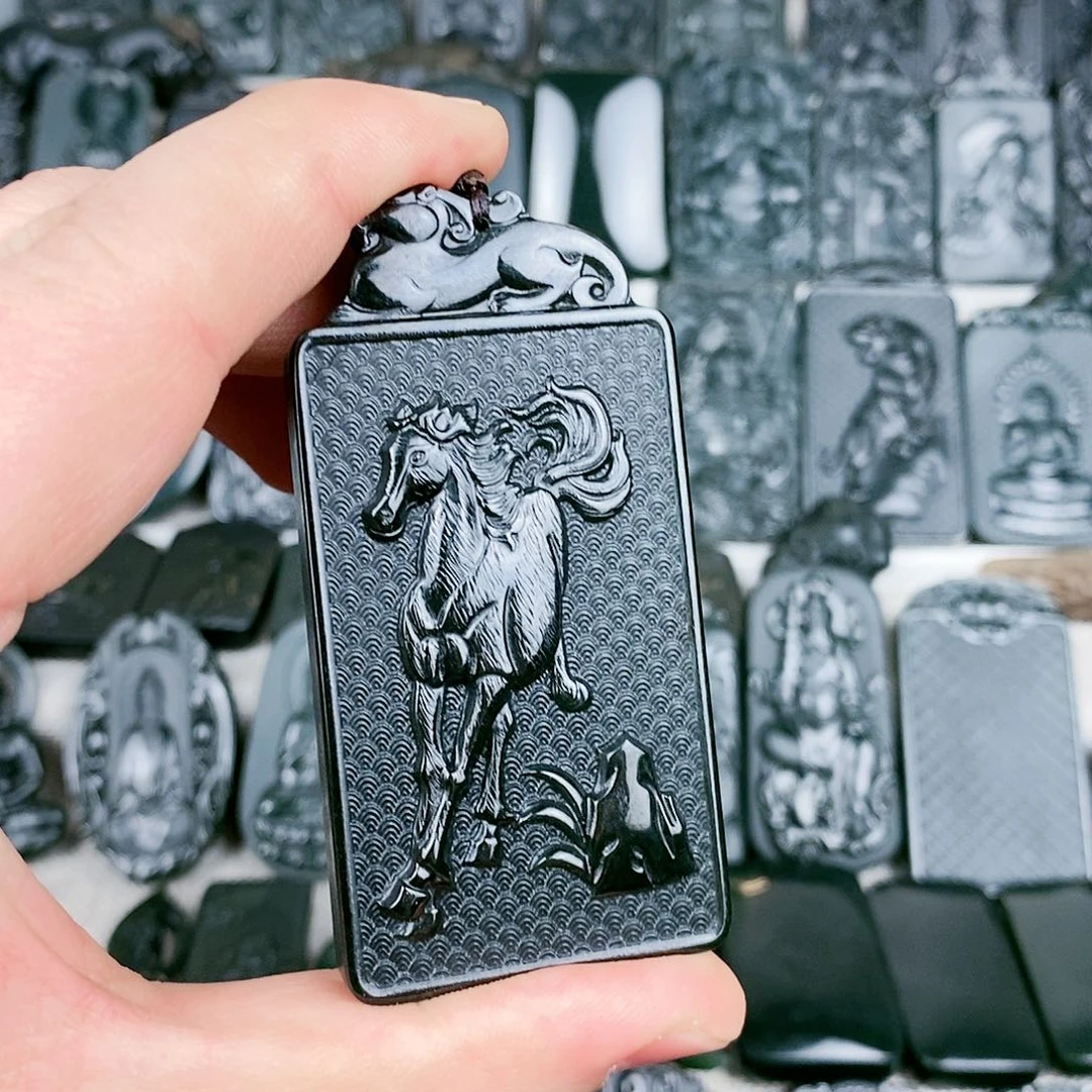 和田玉颈饰未镶嵌洪*