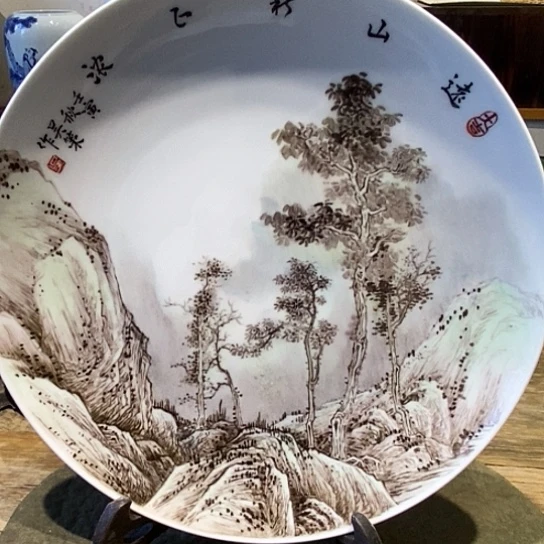 特价福利釉上彩赏盘