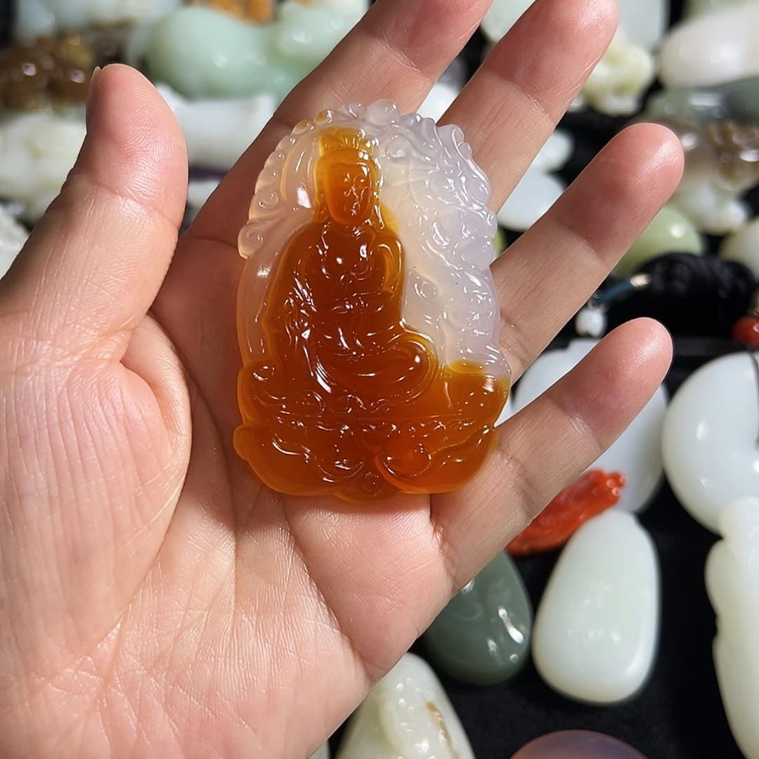 玛瑙/玉髓合金颈饰