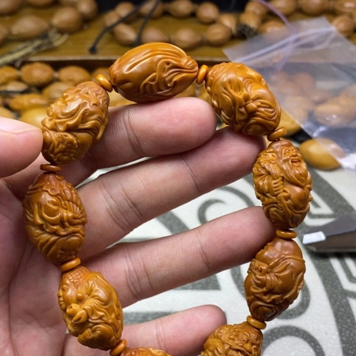 橄榄核手串/手链橄榄核雕工艺手串