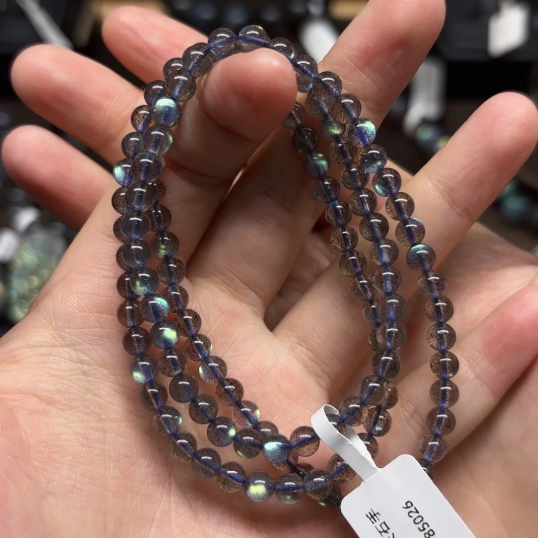 未镶嵌手链长石4.6mm左右