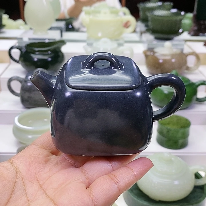 未镶嵌和田玉挂件茶壶