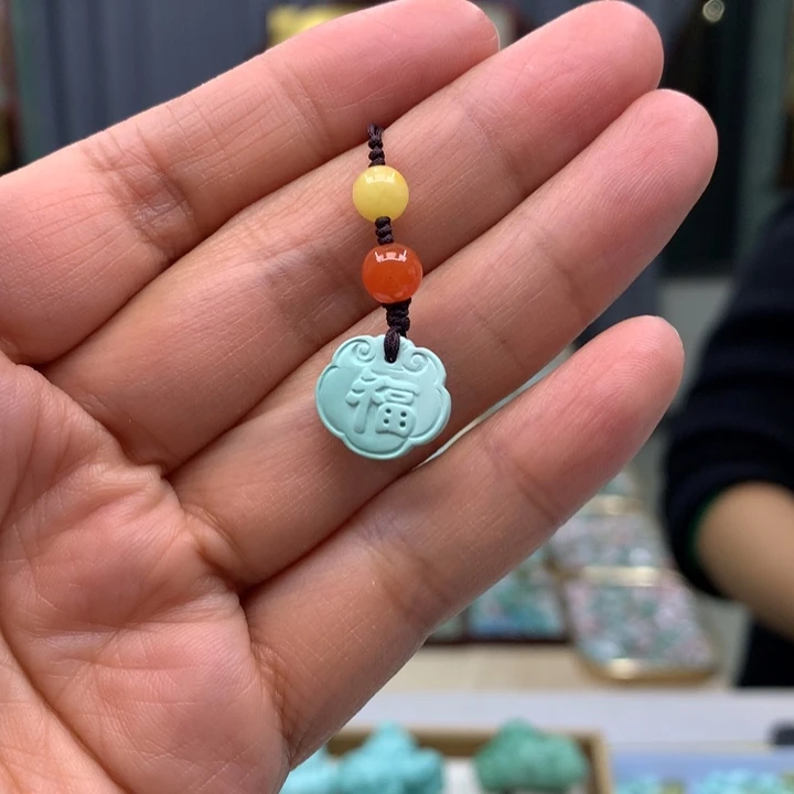 绿松石未镶嵌配饰