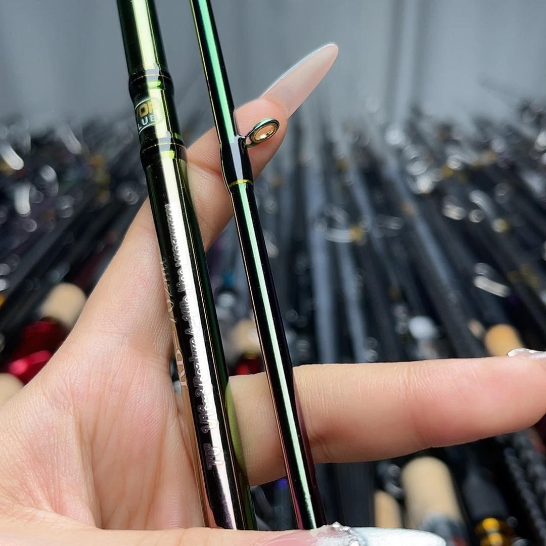 蜡***舅碳素3.8m2.1ml 直柄路亚竿