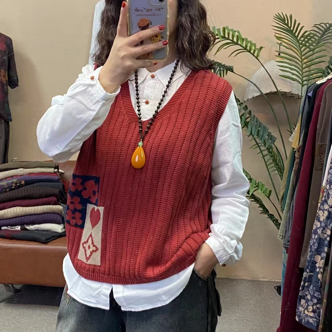 25168（X爱心马甲）休闲洋气百搭