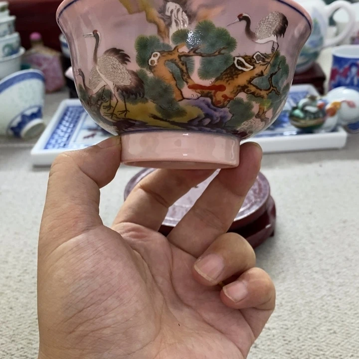 碗盘景德镇陶瓷厂生产的