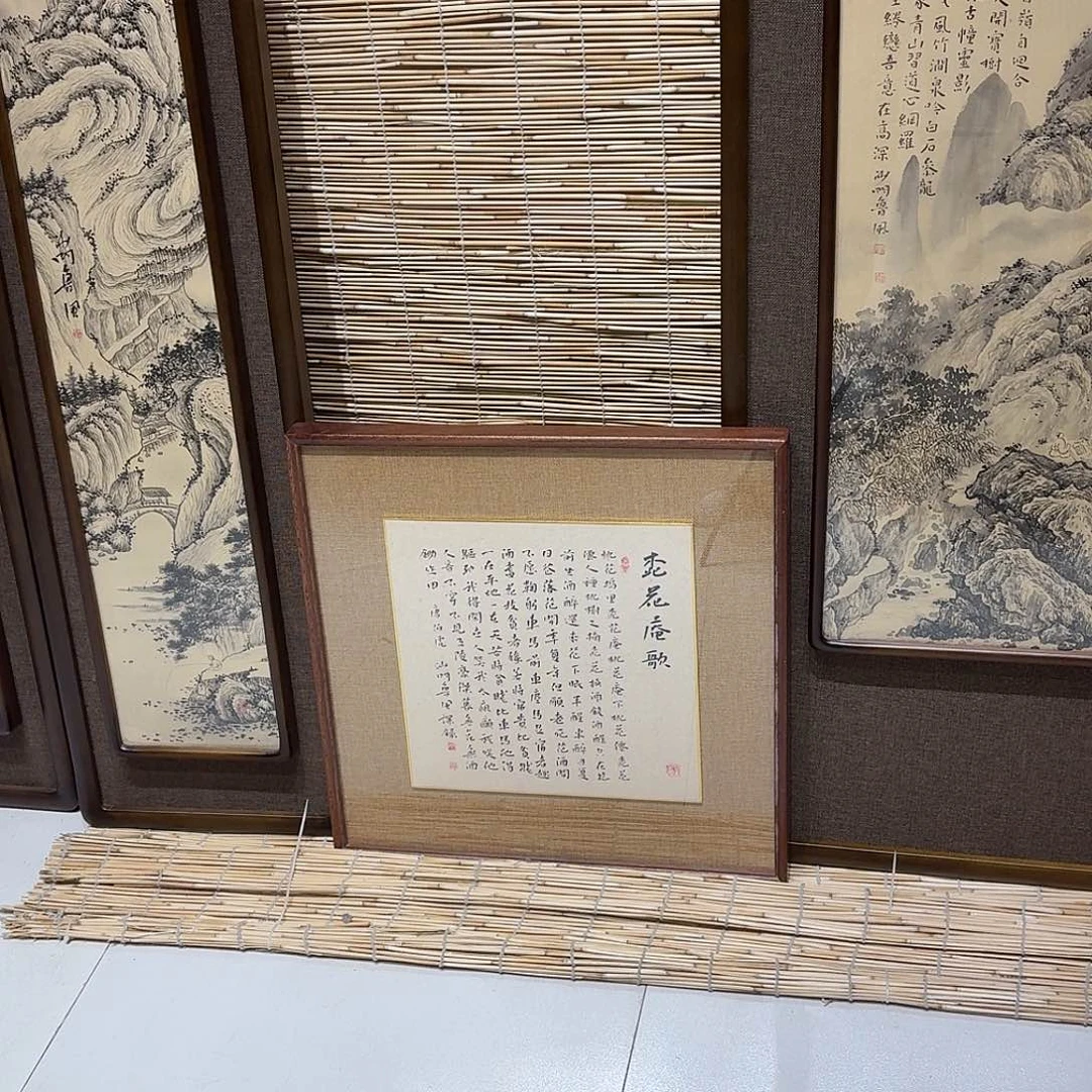 版画真人手绘作品