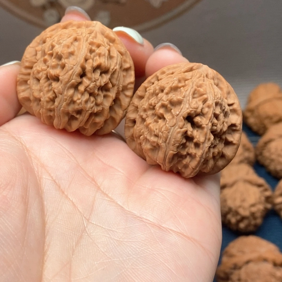 把件文玩核桃8三角手捻35